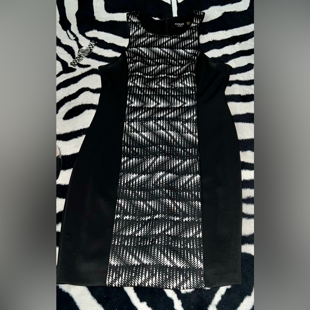 Calvin Klein Black and White Dress